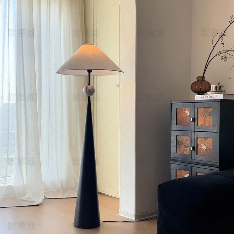 中古客厅落地灯法式风复古简约高感卧级室床头灯沙旁立311发式氛