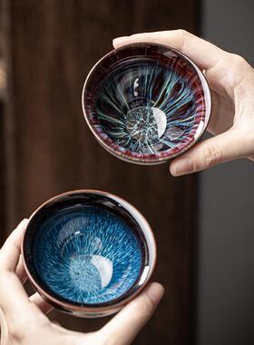 建瓷盏大ximo2020主人杯窑变单杯功夫茶具茶杯号单个男士女个人专