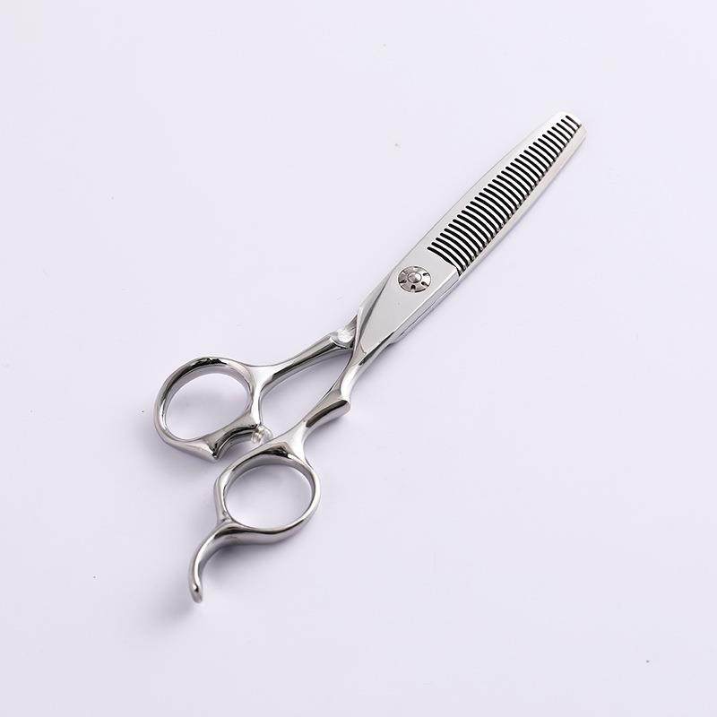 理发0剪6寸202440C弯牙剪齿LF13-62牙剪美3发剪刀理发专用专业打