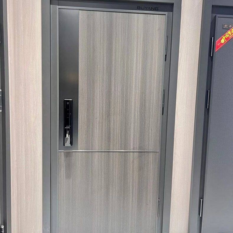 步阳防盗门卡德曼高端门指纹密码锁免费安装