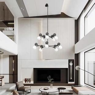 客厅灯北欧奢轻餐厅卧室楼梯270别墅阁l楼斜顶房oft公挑空寓复式