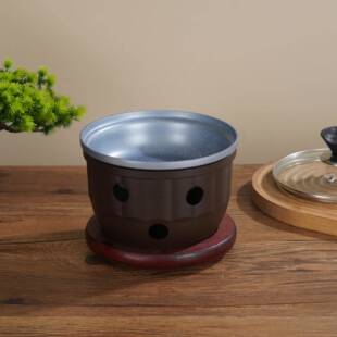 铝合金干锅锅厅家用酒精炉商用保炉暖汤炉餐单人小ROC温火仔锅煲