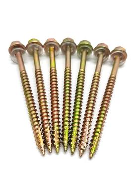 厂价六角JIR木尾螺丝自攻外钻尖六角法兰木钻螺丝自自攻螺丝钉