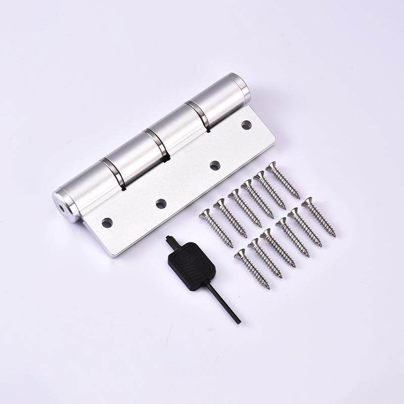 液压自5寸铝合金平开合页弹页簧合门铰隐形合页门缓冲可调节动闭