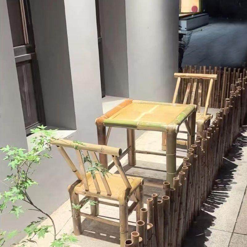 炉竹桌椅茶竹台户庭院竹桌椅组合室外al123外茶台阳台民宿休闲围,商业/办公家具,商用藤编家具,淘宝优惠券,粉丝福利购,淘宝优惠卷