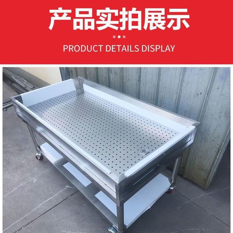 不锈钢卤肉熟分拣卤煮菜车沥水VJE现卤台现捞备设食篮子筛网工作