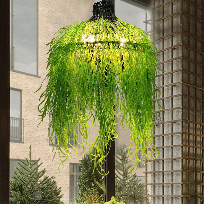 工业风个餐厅吊灯性火锅店酒吧吧餐吧卡座灯咖啡具厅绿植灯装清饰