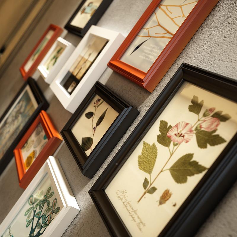 包创式邮马列9041维欧实木相奇框墙意照片墙