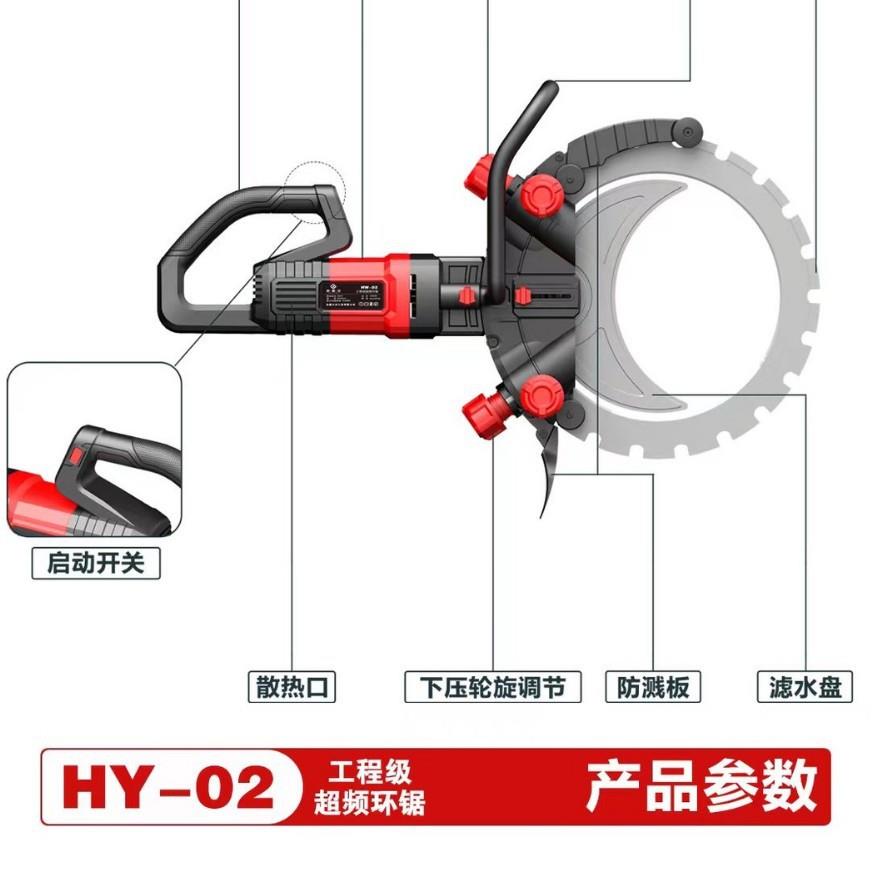 百辰仕环切锯切墙机大功率凝土墙体割轻机质砖红混砖墙轻松684切