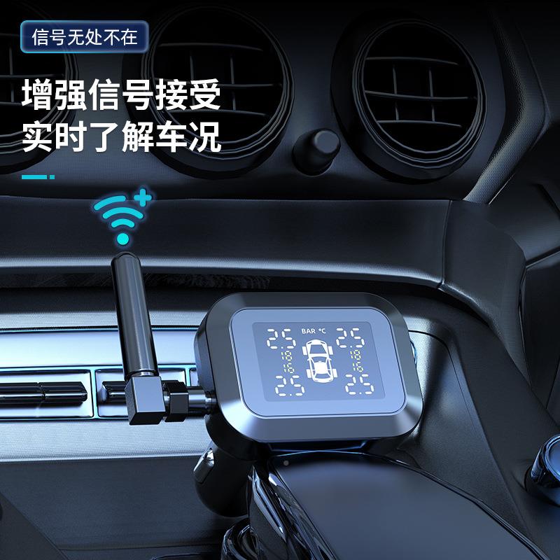 TPMS系统四轮胎监压测防带点水烟器567器内外置胎压高精度监测器