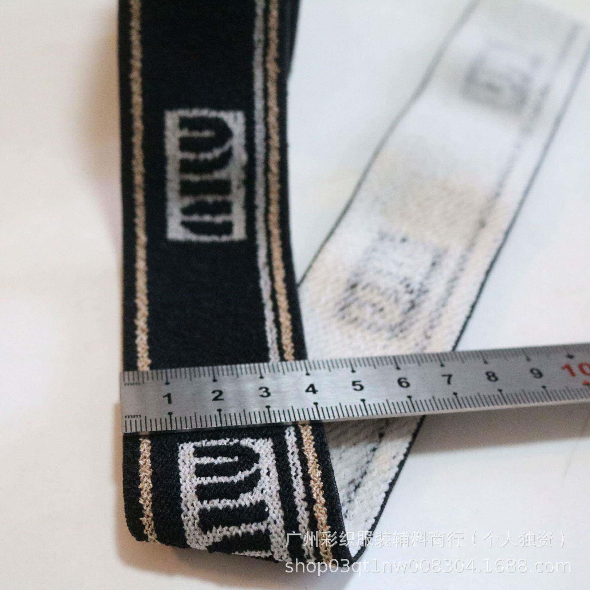 厂现货彩色358家高腰弹加厚电脑提花毛巾松紧力带服装裤头裙头巾