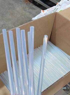 0公斤整箱热熔胶棒1高粘透明环保型胶棒7mm/1m1mMCH高粘度胶
