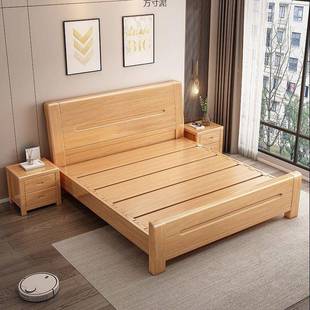 榉木实木床1.8BWQ床米1.约35m经型1.2m工厂1.5米单济双人2米简床