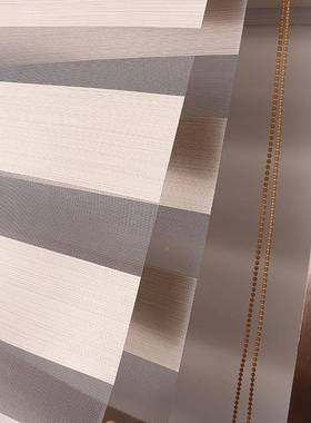 客厅柔帘叶成纱品遮窗帘16377简易遮阳浴室厨房办公室双光层防水