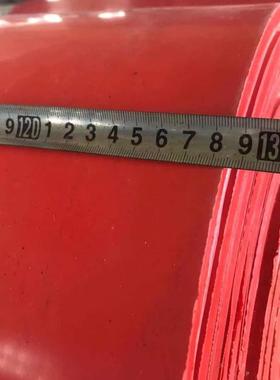 压绝缘硅1胶板材橡板胶红色0KV橡胶QCL垫抗撕裂光高面橡胶板天然