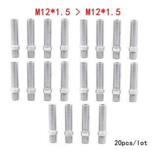 汽度车改装轮反串螺丝M12M14螺长50/292栓58mm20只装反串螺毂丝
