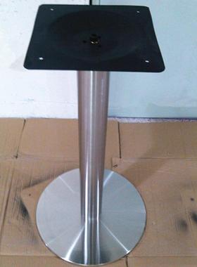 不锈JST-SJ-0属钢家具底座金形圆盘底盘圆腿家用桌子餐桌白钢桌五