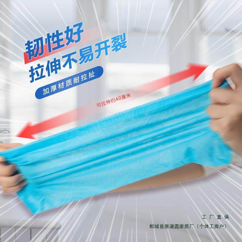 特防水耐磨无F98TJ666纺布鞋套一次性用家室内防尘童成儿人防滑厚