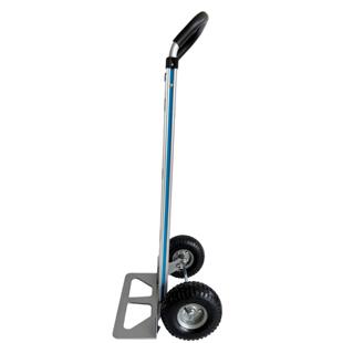 铝两合工金爬楼手推车铝34制小推车具车货物搬运李轮行车物流车防