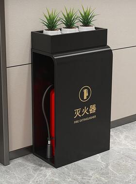 不钢消防灭火器放用置箱锈01113消防箱学校商场店铺商美观装饰挡