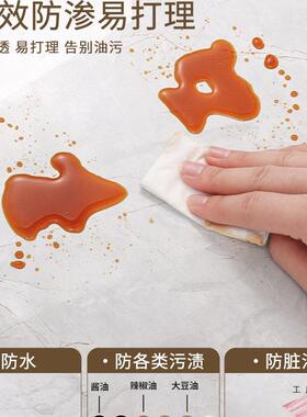 厨房防油纸墙面防F98HMHMS火耐高温墙贴纸防自水墙纸瓷砖粘墙壁贴