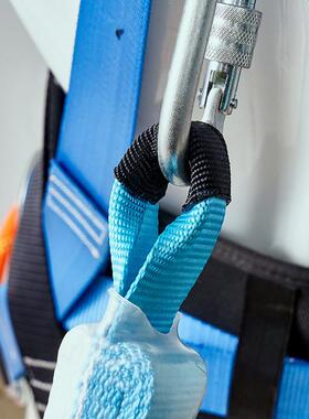 五点安式全双大钩带缓冲包涤纶电工带防防坠落安全OYF带消救援全