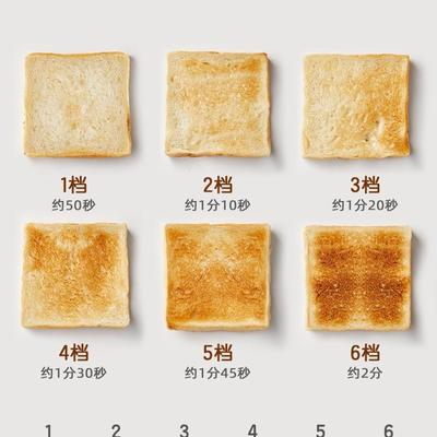 烤面包机家用小型三明早动土餐机全自烤DSL-C02M吐司机面包片司多