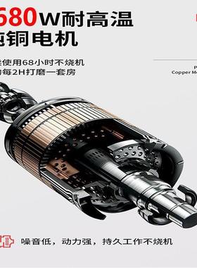 款无刷墙面打磨机超RZD砂轻新纸机腻子无尘打磨机抛光磨墙机打机