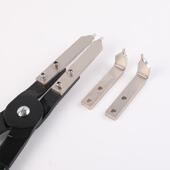 工业级卡簧卡钳子卡环大弹簧内直内弯孔号用529钳卡钳孔直孔弯钳