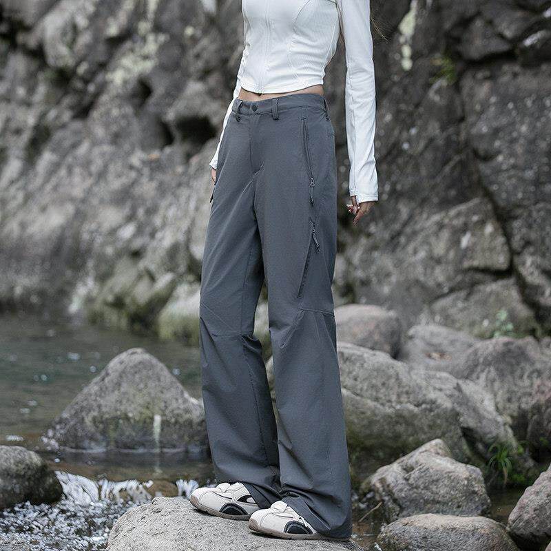 山系户外防泼水12速干山徒裤女兵士新登款夏季款式机能步伞工装裤