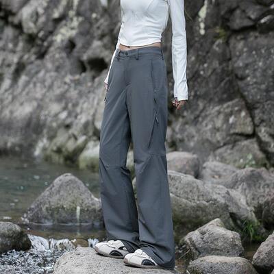 山系户外防泼水12速干山徒裤女兵士新登款夏季款式机能步伞工装裤