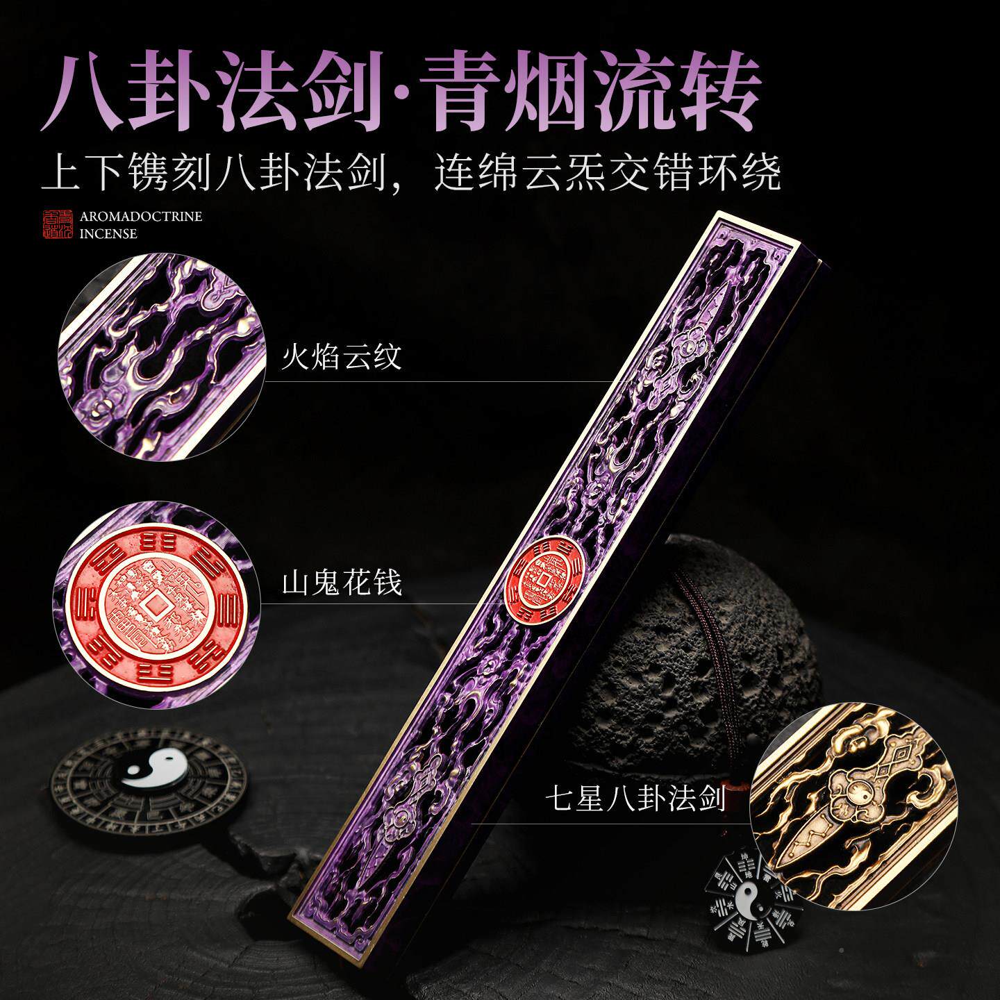 七星花钱纯卧鬼香铜盒铜香炉线香座山花底钱线香盒香薰炉沉香熏香