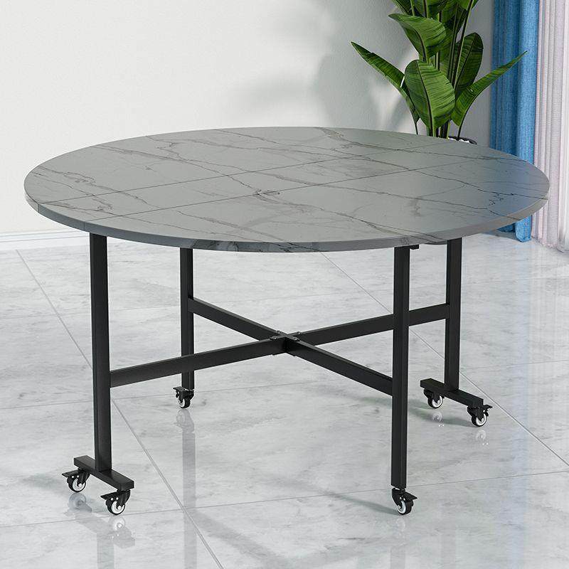 折叠餐桌带轮家用小户型可移动大圆桌多功能客厅吃饭桌子可折叠,鲜花速递/花卉仿真/绿植园艺,割草机/草坪机,淘宝优惠券,粉丝福利购,淘宝优惠卷