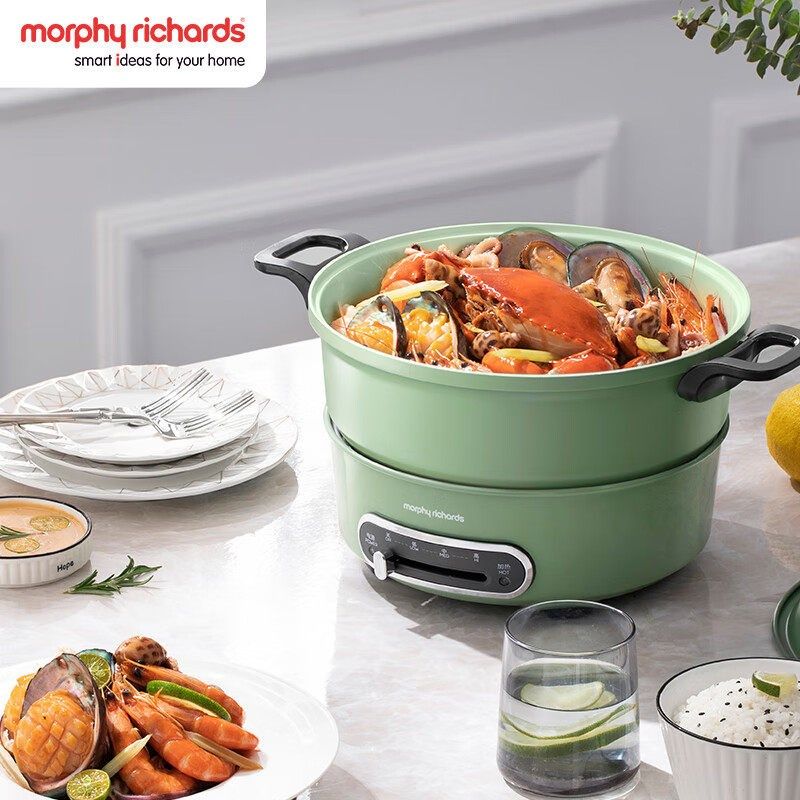 家用多功能锅 多用途锅 电火锅料理锅电热锅 分体式小火锅电煮锅