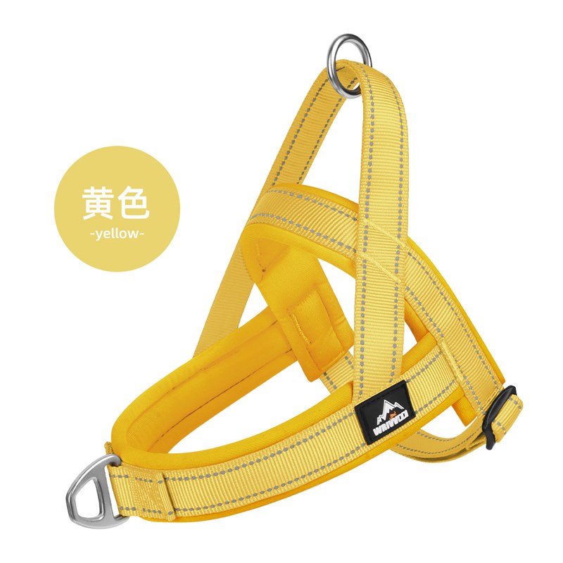 新款狗狗牵引绳背心式宠物胸背带遛狗绳中大型金毛柴犬脖套狗链子