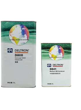 PPG达壮D800清漆固化剂清油透明亮D894划痕高硬度油快干抗高硬度