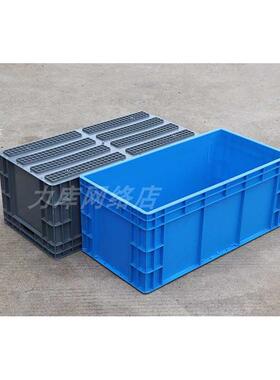 EU4833物流箱周转筐800筐子盒子塑料胶大箱*转运340400灰色箱子*