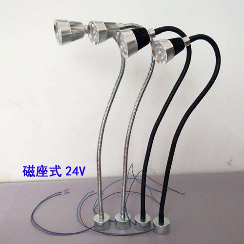 长臂万向强磁磁铁LED工作软管小台灯工厂机床机械设备聚光12V24V