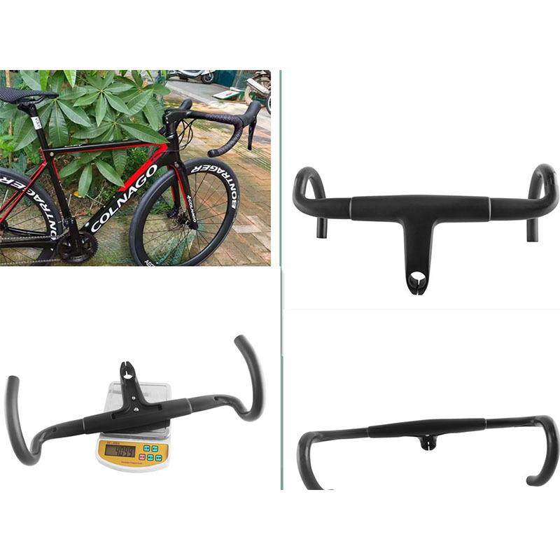 全碳纤维公路自行车一体弯把手跑车把立管走内线-17度把立亚光,电子元器件市场,其它元器件,淘宝优惠券,粉丝福利购,淘宝优惠卷