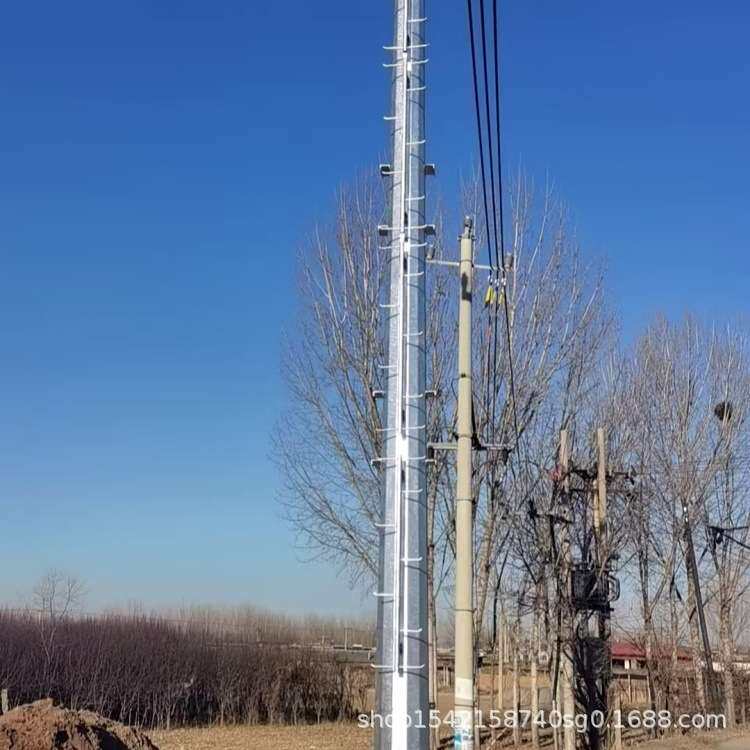 220kv转角钢杆钢桩基础钢绞线变压器矿用配电箱户外不锈钢配电箱