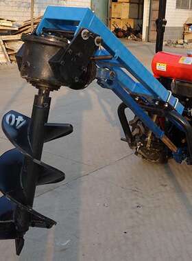 栽树挖坑机挖树坑 价格拖拉机带植树挖坑机刨坑机农业质保一年