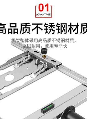 手提锯型多功能木工配件裁板神器山改装靠小割型小81301切机高精