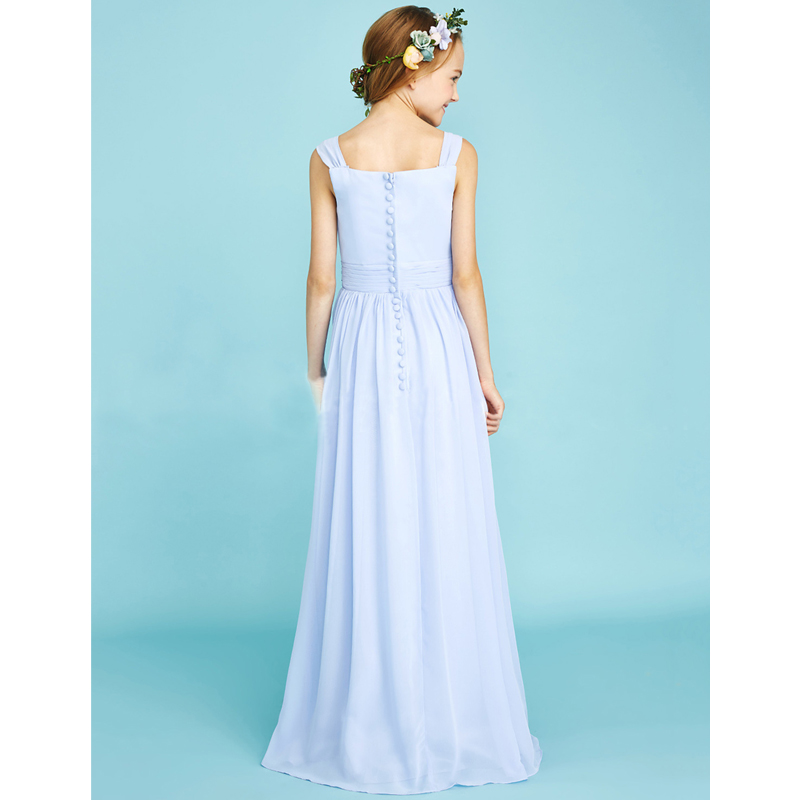 儿童管弦乐音乐会主持人礼服高端女中大童小提琴演出服装修身长款