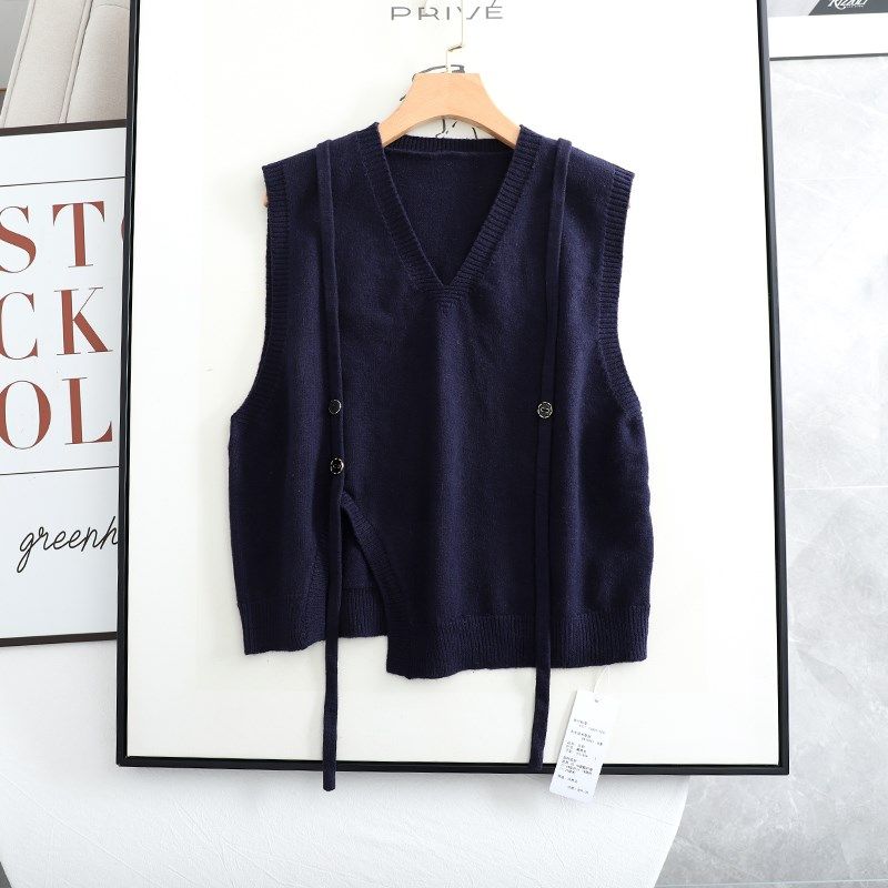 阔系!背心马甲条纹衬衫连衣裙两件套装女2025春季新款法式短裙子