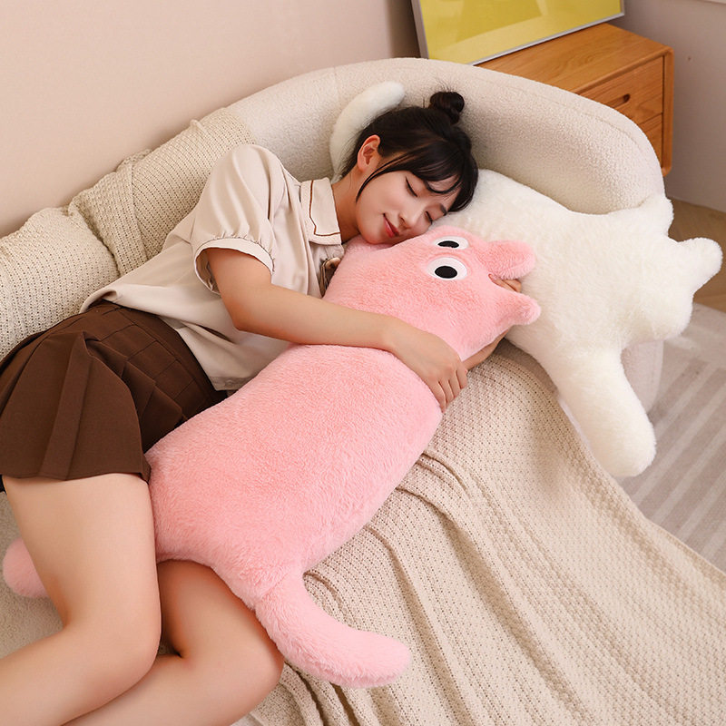 猫咪长条抱枕玩偶女生睡觉大娃娃公仔夹腿床上专用毛绒玩具礼物,居家布艺,靠垫/抱枕,淘宝优惠券,粉丝福利购,淘宝优惠卷