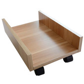 森林电脑桌托盘办公桌专用主机架主机拖滑轮置物架移动架底座机箱