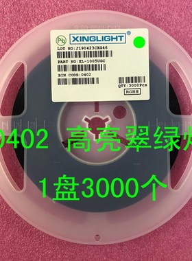 0402 贴片 LED 发光二极管 高亮红色 蓝色 翠绿色 发光管 1盘3K