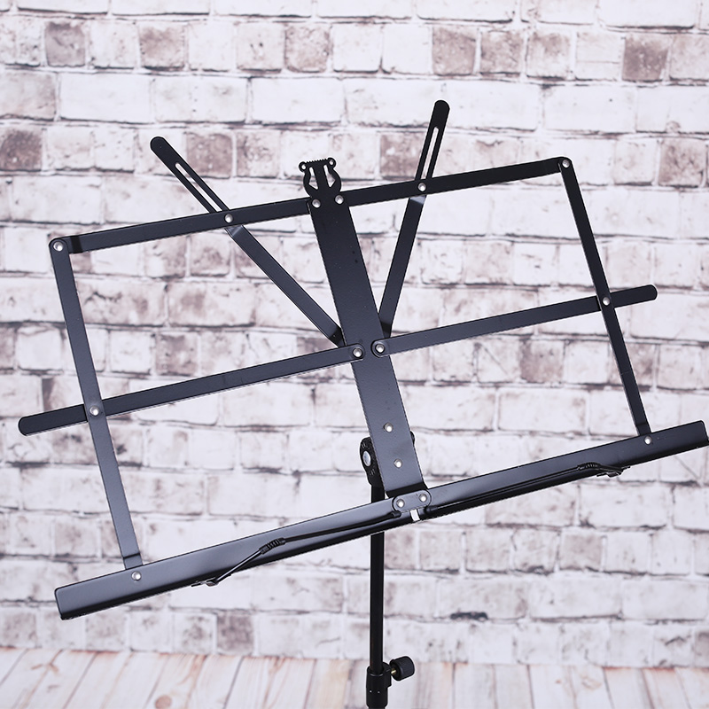 可升降折叠吉他谱架乐器通用乐谱架古筝小提琴谱架二胡曲谱架