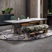 轻奢家用门口换鞋 凳床尾凳不锈钢沙发矮凳皮艺设计师餐厅长凳入户