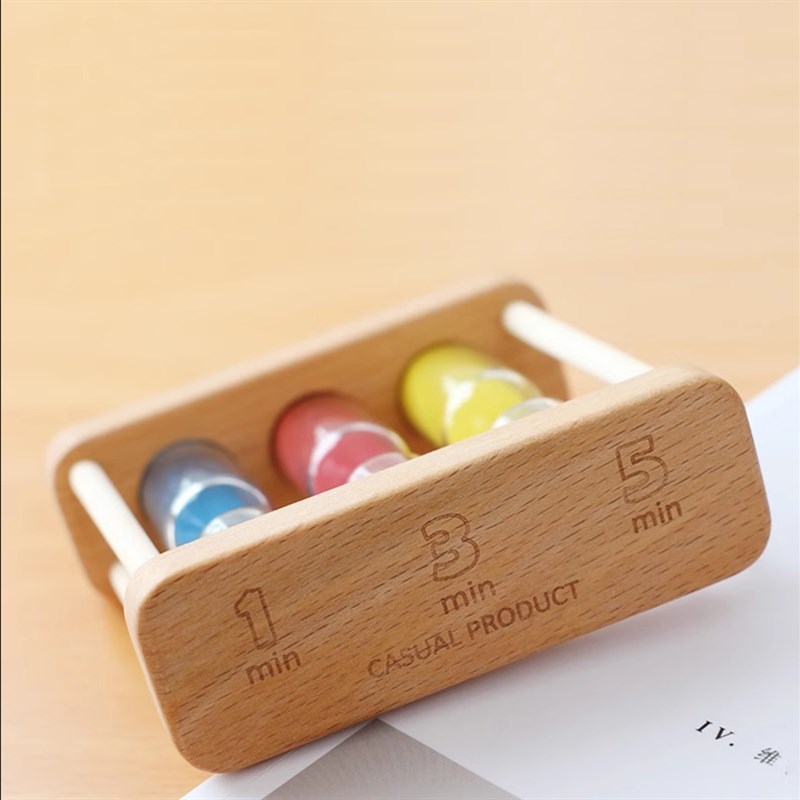 沙漏计时器儿童刷牙计时器专用学习1/3/5/30分钟计时沙漏防摔流沙